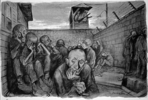 D1 - Serie di 14 litografie dell'artista Leo Haas sopravvissuto all'Olocausto